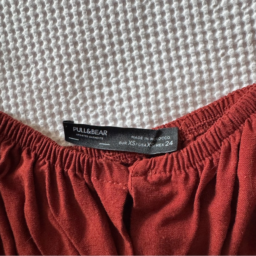 Pull&Bear Rust Red Dress - Picture 7 of 9